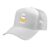 Reading Ghost Book Lover Spooky Season Bookworm Reader Trucker Hat with Adjustable Mesh Back, White