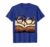 Reading Glasses on Dog-Eared Paperback Book Lover T-Shirt, Men, Royal Blue, Medium
