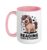 Reading Rider In Training Cute Pony Reading Ceramic Mug, Pink/White, 15oz