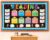 Reading Strategy Bulletin Board Set Educational Reading Posters Classroom Decor Colorful Pencil Paper Cutouts for First Day of School Classroom Library Office Chalkboard Wall Decor Teacher Supplies