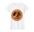 Reading Teacher Steaming Mug and Book Illustration T-Shirt, Women, White, Medium