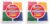 Ready 2 LEARN-CE6645 Jumbo 4-in-1 Washable Stamp Pad – Red, Yellow, Green, Blue – Non-Toxic – Fade Resistant – Decorate Scrapbooks, Posters and Cards (Pack of 2)