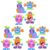 READY 2 LEARN Create Your Own Monsters, Set of 4 (Pack of 3)