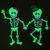 READY 2 LEARN Halloween Crafts | Create Your Own Glow-in-the-Dark Skeletons | Set of 2 | Halloween DIY Projects | Mess-Free | Kid-Friendly Instructions