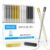 REALIKE Acrylic Gel Pens Compatible with Cricut Maker 4/Maker 3/Maker/Explore 5/4/3/Air 2/Air, Black White Silver Gold Acrylic Pens for Rocks, Paper, Wood, Canvas, Glass, Ceramic, Fabric (0.8 Tip)