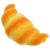 Realistic Artificial Croissant Bread PVC Simulation Food Model