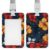 Realistic Hawaiian Flowers Reusable Badge Holders, Waterproof ID Card Holder