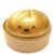 Realistic Steamed Bun Squeeze Toy, Soft TPR Stress Reducer and Sensory Fidget Tool with Mini Steamer Case, White, 1 Set, for Kids and Adults Golden