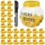 Reallnaive 36 Lucky Rubber Ducks for Classroom Jar Management Duck Themed Raffle Box Includes 36 Rubber Ducks, 1 Whiteboard Marker and 2 Stickers for Back to School Management Tool