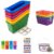 Really Good Stuff Classroom Art and Storage Bundle – Group Color Book and Binder Holders, Large Book Baskets, Washable Sidewalk Chalk, Liquid Watercolor Paint, Wheat and Gluten Free Dough