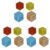 Really Good Stuff Sensory Fidget Finger Cubes-Set of 4 (Pack of 3)