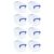 Really Useful Box 1.6 Liter Storage Container, Clear, 8 Pack