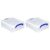 Really Useful Box 2 Pack Storage Bins, Clear Plastic Stackable Organizing Totes, 8.1 Liter