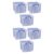 Really Useful Box 32 Liters Storage Bin Container with Snap Lid and Clip Lock Handles for Lidded Home and Office Storage Organization, 6 Pack