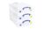 Really Useful Box 33 Litre Clear Plastic Storage Box – Pack of 3