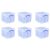 Really Useful Box 35 Liter Transparent Storage Container, 6 Pack
