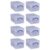 Really Useful Box 9 Liter Stackable Storage Container w/XL Snap Lid & Built-In Clip Lock Handles for Home or Office Organization, Clear (8 Pack)