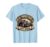 Real Papas Build Hot Rods Vintage Garage Design T-Shirt, Men, Baby Blue, XX-Large