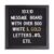 Real Wood Framed Felt Letter Board, Changeable Message Board, 10″ x 10″, Folding Stand and Wall Mount, 500+ Pieces of White & Gold Letters, Numbers, Words & Symbols, by Better Office Products