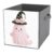 Reccmeny Cute Pastel Pink Ghost Cube Storage Bins