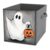 Reccmeny Ghost Holding Candy Bucket Cube Storage Bins