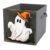 Reccmeny Ghost Witch Hat Halloween Cube Storage Bins