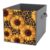 Reccmeny Golden Leopard Sunflower Blooms Cube Storage Bins