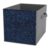 Reccmeny Navy Blue Glitter Texture Cube Storage Bins