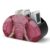 Reccmeny Whimsical Elephant Mosaic Pink Desktop Storage Box Organizer