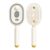 Rechargeable Water Hair Straightener Brush Steam Brush for Hair, Electric Hair Brush with Detangling Comb for Both Long/Short Hairs Anti-Static (Beige)