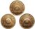 RecoveryChip AA Medallion Set 1 2 3 Month Sobriety Chips – 30 60 90 Day Alcoholics Anonymous Bronze Recovery Coins with Serenity Prayer (3-Pack Milestone Tokens)
