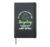 Recycling Environmentalist Recyclist Recycle Earth Day Hardcover Journal, Black