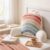 Redbaker Kids Classroom Reading Corner Rainbow Reading Pillow with Arm Back to School Backrest Pillow Positive Affirmations Back Support Cushion for Sitting up in Bed Couch Calming Corner