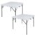 REDCAMP 34″ Square Folding Card Table, 2 Pack