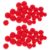 Red Christmas Craft Pom Poms for Tree and Wreath Decorations