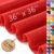 Red Felt Fabric 36” X 36”,1.4mm Large Felt Sheets Soft Durable Crafts Felt by The Yard for Nonwoven Fabric DIY Sewing, Letter Coaster, Party & Holiday Ornament,Arts Decoration Projects
