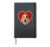 Red Heeler Aussie Heart Hardcover Journal, Black