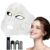 Red Light Therapy for Face, 4 Modes LED Light Therapy Mask with 850nm NIR Infrared Red & Blue Light, Rechargeable Portable Facial Skincare Device with Timer for Home Use, Lightweight for Women & Men