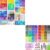 Redtwo 7 Boxes 5000 Pcs Pony Beads Kit and 45000Pcs Resin Jelly Rhinestones for Bedazzling