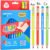 REDVANTA Jumbo HB Pre-sharpened Pencils #2 for Toddlers Preschoolers First Writing, Thick Triangular Grip Fat Pencils with Latex-Free Erasers, Break-Resistant, Back to School Supplies, 12 Count
