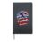 Red White 6th GRADE DUDE Cool Patriotic Teacher Bruh We Back Hardcover Journal, Black