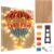 ReekyTrad DIY String Art Kit for Adults, 3D Hot Air Balloon with LED Lights & Crystal Rhinestone Border, Wooden Nail & Yarn Craft Set for Home Wall Decor, Birthday Christmas Gift for Craft Lovers