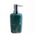 Refillable Hand Bottles for Ceramic Soap Dispenser Golden Marble Pattern Used for Lotion Shower Gel Shampoo and Conditioner(Green)
