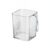 Refrigerator Door Storage Bin, Clear Plastic Organizer for Condiments and Small Items, Fits Standard Fridge Shelves (1 PC)