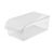 Refrigerator Storage Bin, Clear Stackable PP Plastic Food Container for Fridge Organization, 11.8 x 5.9 x 3.9 Inches (1 PC)