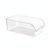 Refrigerator Storage Box, Clear Sliding Bin for Fridge Organization, PP Plastic Food Container with Open Top Design (1 PC)