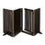 Relaxdays Barrier Gate Freestanding Safety Gate with Door, H x W: 70 x 207 cm, Foldable, with Feet, for Dogs, Brown
