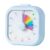 Relaxdays Visual Timer, Quiet Kids Timer, Optical Alarm, 60 Min Countdown Timer, Rainbow, Pomodoro, Blue