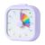 Relaxdays Visual Timer, Quiet Kids Timer, Optical Alarm, 60 Min Countdown Timer, Rainbow, Pomodoro, Purple