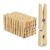 Relaxdays Wooden Clothes Pegs, Set of 100, Large Wooden Clothes Pegs, Crafts, Drying Pegs, Metal Spring, Natural, Pack of 100